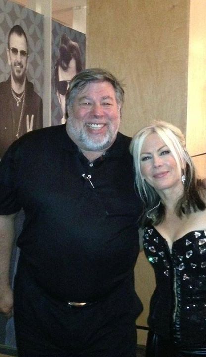 Terri Nunn and Steve Wozniak